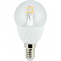 Лампа светодиодная Ecola globe LED Premium 4,0W G45 220V E14 2700K 320° прозрачный шар искристая точка (керамика) 86х45 K4FW40ELC