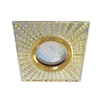 Встраиваемый светильник Ecola MR16 DL1659 GU5.3 Glass золото/прозрачный FG16SGECB