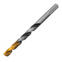 Сверло спиральное по металлу 7,0 x 109мм, Р6М5, Golden Tip, многогранная заточка Denzel 718280