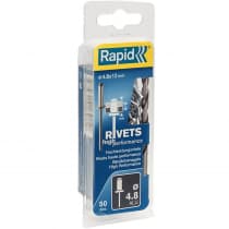 Заклепки из алюминия RAPID 4.8 x 12 мм, 50 шт., 5000388