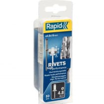 Заклепки из алюминия RAPID 4.8 x 16 мм, 50 шт., 5000390