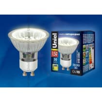 Лампа светодиодная Uniel LED JCDR SMD 1,5W WW GU10 04009