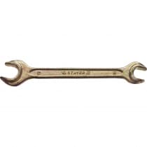 Гаечный ключ рожковый STAYER 10х12 мм, оцинкованный 27038-10-12