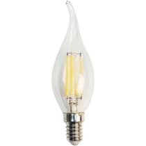 Лампа светодиодная филамент FERON LB-59, C35T (свеча на ветру), 5W 230V E14 4000К 25576