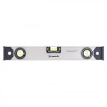 Уровень алюминиевый Рельс, 400 мм, 3 глазка (1 поворотный) Matrix 34020