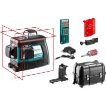 Нивелир лазерный KRAFTOOL 20м / 70м, 360 градусов , (детектор), сверхъяркий, IP54, точн. 0,2 мм/м, держатель, детектор, в кейсе, LL-3D-4 34640-4