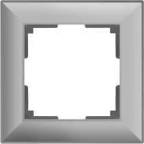 Рамка на 1 пост Werkel Fiore WL14-Frame-01 серебряный 4690389109041