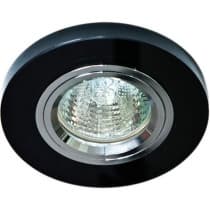 Светильник потолочный встраиваемый FERON DL8060-2/8060-2, под лампу MR16 G5.3, чёрный хром 19905