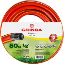 Шланг садовый GRINDA O 1/2" х 50 м, 35 атм., 3-х слойный, армированный, 8-429005-1/2-50_z02