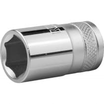 Торцовая головка KRAFTOOL 1/2", 15 мм, Cr-V сталь, хромированная 27805-15_z01