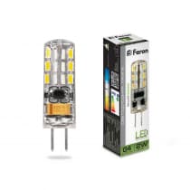 Лампа светодиодная Feron LB-420 12V G4 2W 4000К 25448