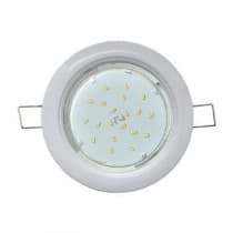Встраиваемый светильник Ecola GX53 DGX5315 белый FW53EFECD