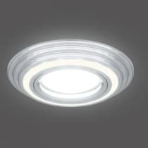 Встраиваемый светильник Gauss Backlight BL138 хром GU5.3 3W Led 3000K