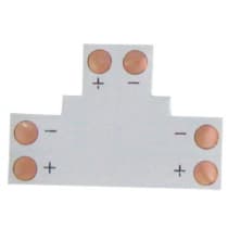 Ecola LED strip connector гибкая соед. плата T для зажимного разъема 2-х конт.  8 mm уп SC28FTESB