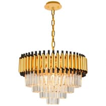 Подвесная люстра Darian DARIAN 76017/10C GOLD Natali Kovaltseva
