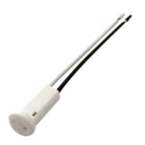 Патрон Ecola base G4 керамический круглый торцевой с проводами 2*8cm (1 из уп. по  50) AB04LWEAY