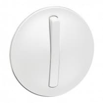 Выключатель одноклавишный для кнопочного выключателя с контурной подсветкой Legrand Celiane Белый 065004