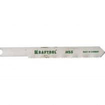 Полотна для лобзика KRAFTOOL по металлу HSS, фигурный рез, EU-хвост., шаг 1.2 мм, 50 мм, 2 шт. 159553-1,2