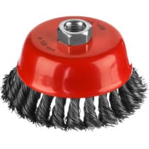 Щетка-крацовка чашечная для УШМ MIRAX d 100 мм 35104-100