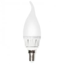 Лампа светодиодная Uniel LED CW37 6W WW E14 FR 08137
