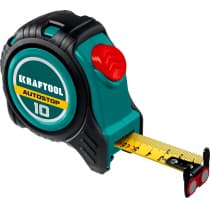 KRAFTOOL AutoStop 10м / 25мм профессиональная рулетка с автостопом 3412-10-25