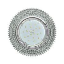 Встраиваемый светильник Ecola GX53 H4 5362 Glass хром/прозрачный FW53RGECB