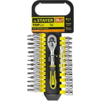 набор торцовых головок STAYER 28 шт. 27754-H28