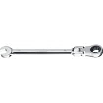 Комбинированный гаечный ключ ЗУБР трещоточный шарнирный 10 мм, 27101-10