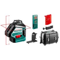 Нивелир лазерный KRAFTOOL 20м / 70м, 360 градусов, (детектор), сверхъяркий, IP54, точн. 0,2 мм/м, держатель, детектор, LL360-4 34645-4
