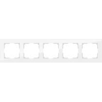 Рамка на 5 постов Werkel Favorit WL01-Frame-05 белый 4690389061240