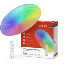 Светильник светодиодный IN HOME COMFORT FROST-RGB 75Вт 230В 3000-6500K 4400Лм 495x85мм с пультом дистанционного управления 4690612044644