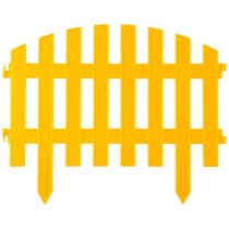 Забор декоративный GRINDA 28х300 см, желтый АР ДЕКО 422203-Y