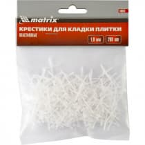 Крестики, 1,0 мм, для кладки плитки, 200 шт Matrix 88083
