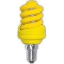 Лампа энергосберегающая Ecola Spiral Color 12W E14 Yellow(Z4CY12ECB)