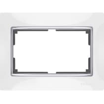 Рамка для двойной розетки Werkel Snabb WL03-Frame-01-DBL-white белый 4690389073137