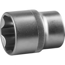 Торцовая головка ЗУБР 1/2", 22 мм, Cr-V сталь, хромированная 27725-22_z02