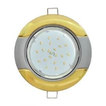 Встраиваемый светильник Ecola GX53 H4 9012 золото-серебро FD71H4ECB