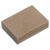 Губка для шлифования, 100 х 70 х 25 мм, мягкая, 3 шт, P 60/80, P 60/100, P 80/120 Matrix 75705