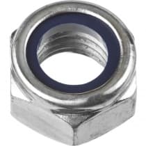 Оцинкованная гайка ЗУБР DIN 985 с нейлоновым кольцом, 86 шт., М20, А2-70 303580-20