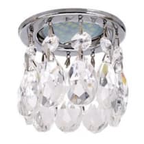Встраиваемый светильник Ecola MR16 CR1006 GU5.3 Glass хром/прозрачный FC16RVECB