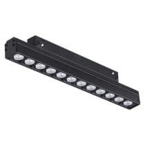 Трековый светильник для низков. шинопровода IP20 LED 4000K 12W 48V FLUM 358418 SHINO NT20 027 черн