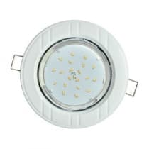 Встраиваемый светильник Ecola GX53 H4 9011 белый FW51H4ECB