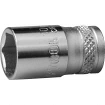 торцовая головка KRAFTOOL 1/4", 10 мм, Cr-V сталь, хромированная 27815-10_z01
