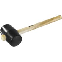 Киянка резиновая черная с деревянной ручкой STAYER 680 г 20505-75