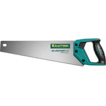Ножовка для точного реза "Alligator Fine 11", 400 мм, 11 TPI 3D зуб, KRAFTOOL 15203-40