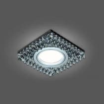 Встраиваемый светильник Gauss Backlight BL032 черный кристалл/хром GU5.3 Led 4100K
