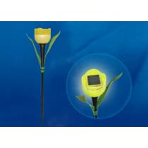 Светильник на солнечных батарейках Uniel Promo USL-C-452 PT305 Yellow Tulip UL-00004277
