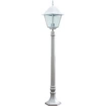 Светильник садово-парковый, серии «Классика» FERON 4210 1*100W, E27, 230V, IP44, цвет белый, 4-х гранник, столб средний 11033