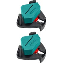 Пружинный угловой зажим KRAFTOOL CCS два диапазона зажима 10-22 / 22-40 мм, 2шт 32205