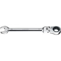 Комбинированный гаечный ключ ЗУБР трещоточный шарнирный 13 мм, 27101-13